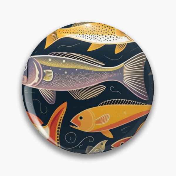 Item preview, "Underwater Diversity: A Visual Fish Chart" designed and sold by LuNkyRose.