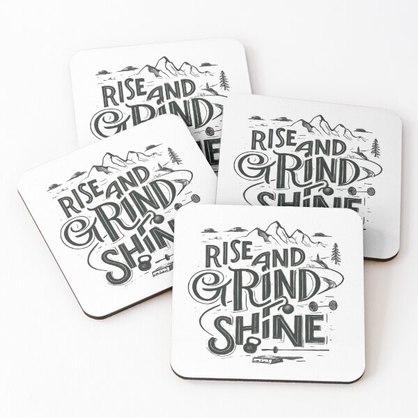 Item preview, Inspirational words-Rise, Grind, Shine designed and sold by Waseemkhan86.