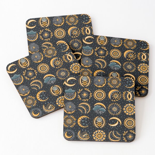 Item preview, Celestial Dreams, Midnight Blue & Golden Hues designed and sold by OzdeBayer.