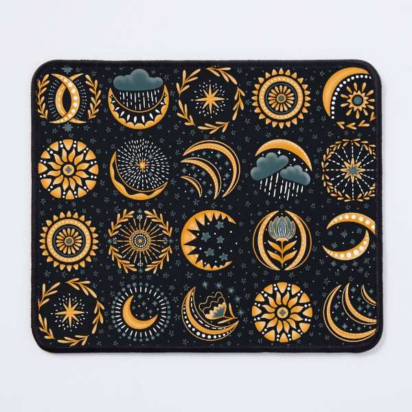 Item preview, Celestial Dreams, Midnight Blue & Golden Hues designed and sold by OzdeBayer.