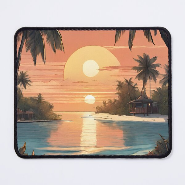 Item preview, Sunrise in Maldives Beautiful View Perfect Gift designed and sold by xiaidex.