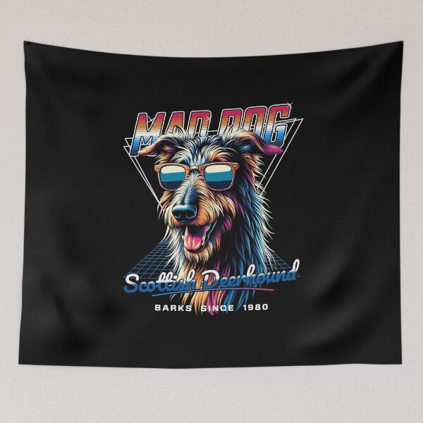 Item preview, Mad Dog Scottish Deerhound Dog designed and sold by RedDesignSyc.