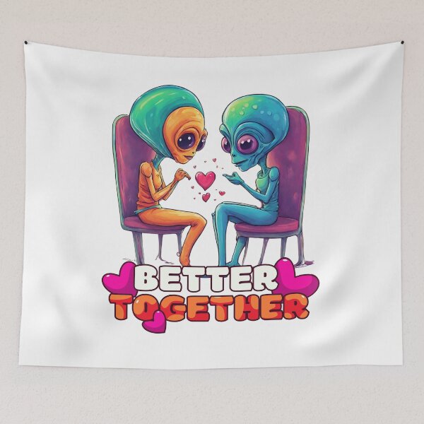 Item preview, Better Together Alien designed and sold by zehrinads.