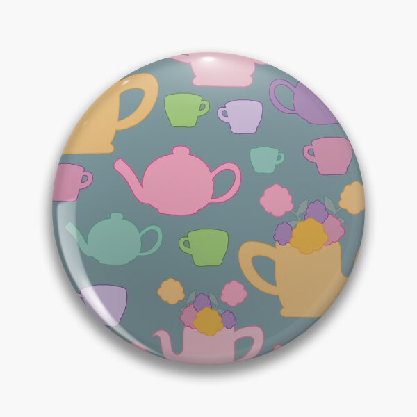 Artikelvorschau, Vektorblaugrüner Hintergrund, handgezeichnete Garten-Teeparty-Elemente, nahtloses Muster, perfekt für Geschenkpapier, Einladungen, Nachmittagstee, Pappteller, Servietten, Schreibwaren, Tapeten, Projekte, Stoff, Schürzen entworfen und verkauft von 137Lanternes.