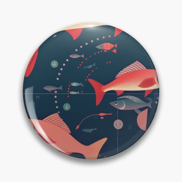 Item preview,  "Underwater Diversity: A Visual Fish Chart" designed and sold by LuNkyRose.