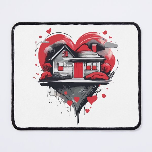 Item preview, Love house t-shirt design designed and sold by teedesigndaily.
