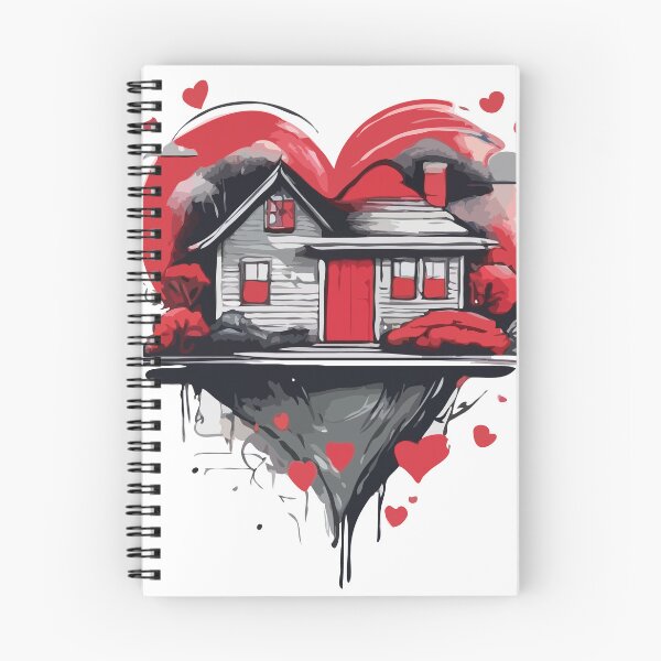 Item preview, Love house t-shirt design designed and sold by teedesigndaily.