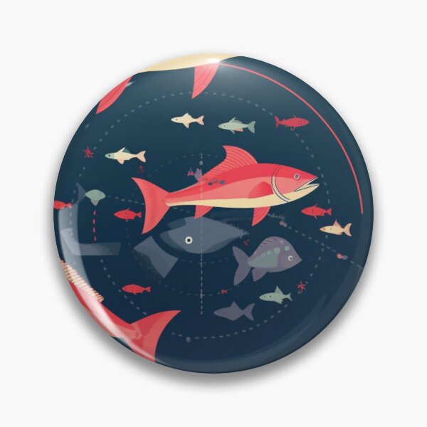 Item preview,  "Underwater Diversity: A Visual Fish Chart" designed and sold by LuNkyRose.