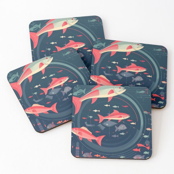 Item preview,  "Underwater Diversity: A Visual Fish Chart" designed and sold by LuNkyRose.