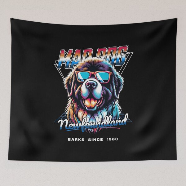 Item preview, Mad Dog Newfoundland Dog designed and sold by RedDesignSyc.