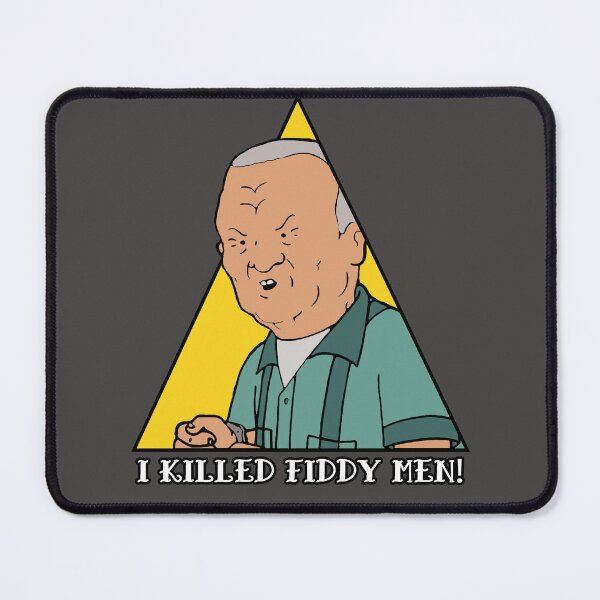 Item preview, Cotton I Killed Fiddy Men! Traditional tattoo style design veteran war hero parody designed and sold by morgan138.