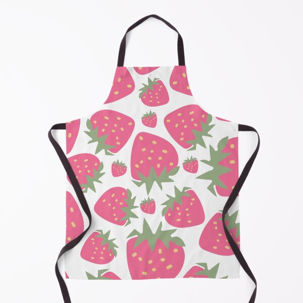 Item preview, vector white background hand drawn strawberries seamless pattern designed and sold by 137Lanternes.