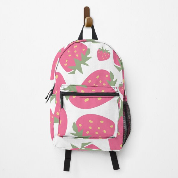 Item preview, vector white background hand drawn strawberries seamless pattern  designed and sold by 137Lanternes.