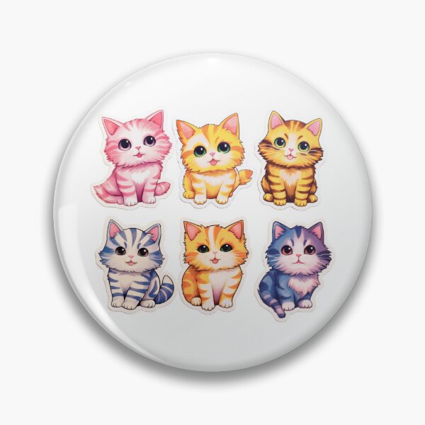 Item preview, Cute cats sticker style pattern designed and sold by SmileshareShop.