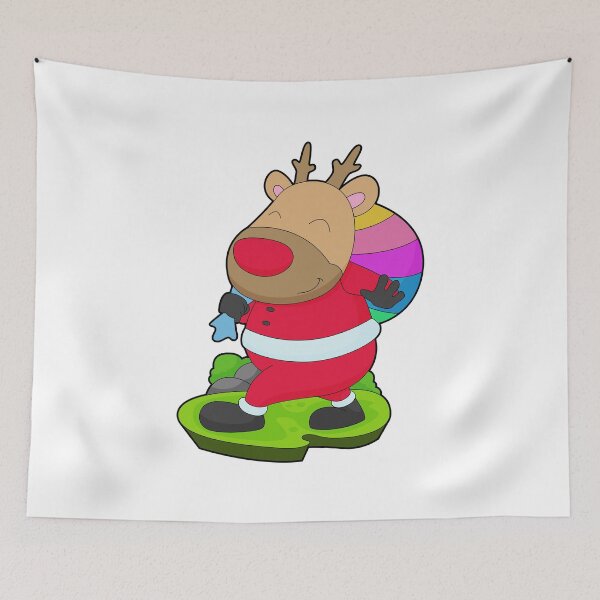 Item preview, Reindeer Christmas Sack designed and sold by Snabdesign84.