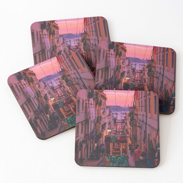 Item preview, Vibrant Street in Lisbon Portugal Europe designed and sold by ShopJoel.