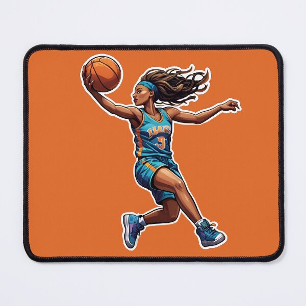 Item preview, Woman Playing Basketball, Grit and Glory Art designed and sold by HamzaStore15.