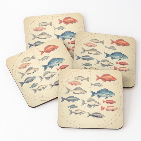 Item preview, "Underwater Diversity: A Visual Fish Chart" designed and sold by LuNkyRose.