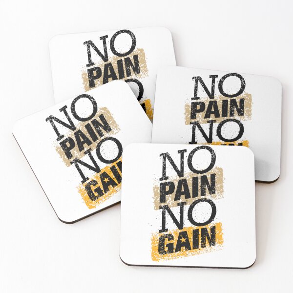 Item preview, No Pain, No Gain - Typographic Grunge Design designed and sold by DigitalGraphic1.