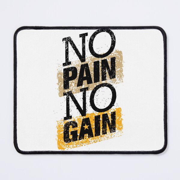 Item preview, No Pain, No Gain - Typographic Grunge Design designed and sold by DigitalGraphic1.