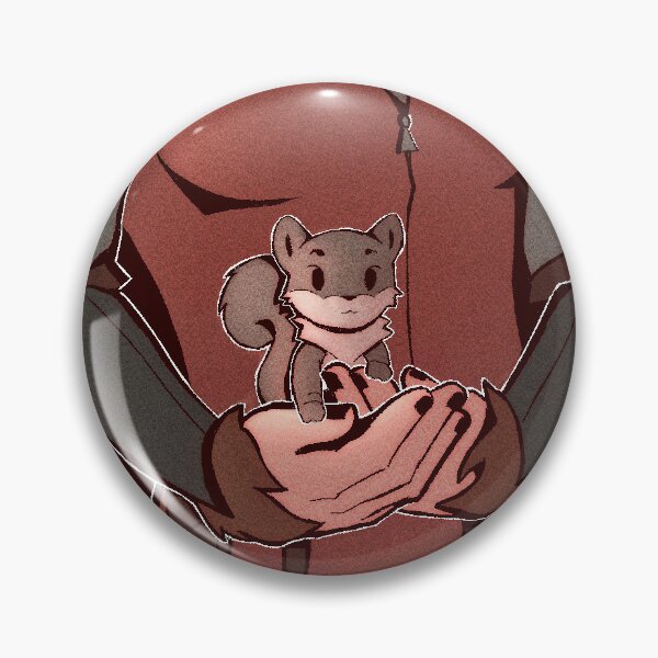 Item preview, Squirrel Girl & Monkey Joe (Matching Pin: Monkey Joe) designed and sold by harpyrinth.