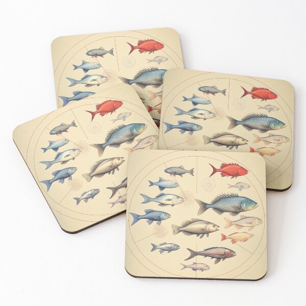 Item preview, "Underwater Diversity: A Visual Fish Chart" designed and sold by LuNkyRose.