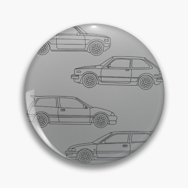 Item preview, Honda Civic First 4 Generations designed and sold by DecarYourself.