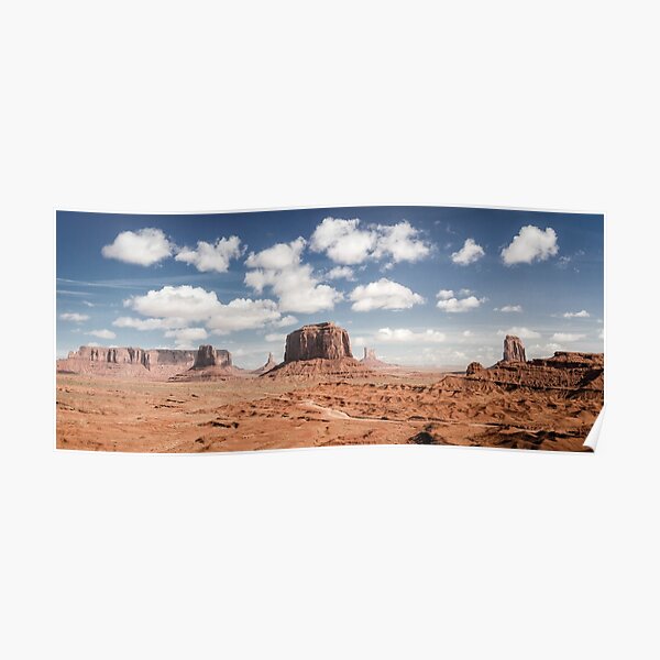 Monument Valley Panorama Poster