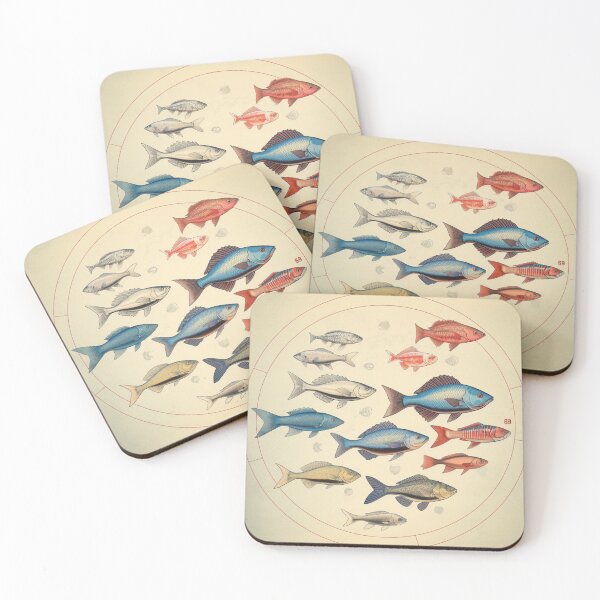 Item preview,  "Underwater Diversity: A Visual Fish Chart" designed and sold by LuNkyRose.