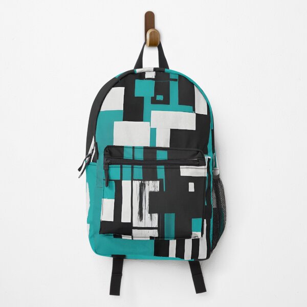 Item preview, Teal Tranquility 2: Abstract Geometric Elegance, Modern Minimalist Art, Contemporary Aqua Shapes Design designed and sold by WarFX Designs.