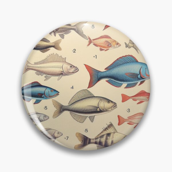 Item preview,  "Underwater Diversity: A Visual Fish Chart" designed and sold by LuNkyRose.