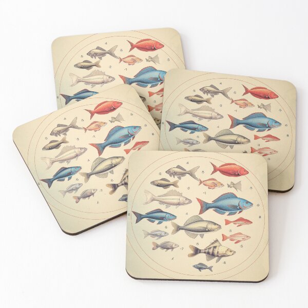 Item preview,  "Underwater Diversity: A Visual Fish Chart" designed and sold by LuNkyRose.