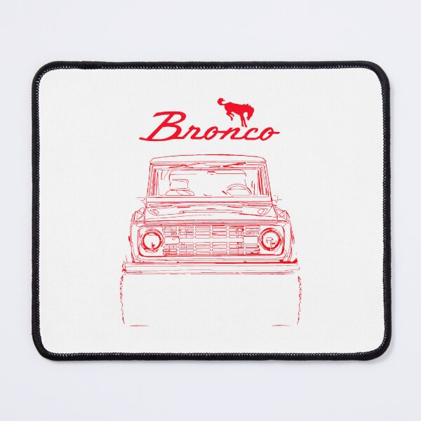 Item preview, 1975 Bronco Red Outline Sketch ArtPremium designed and sold by milalaneiym3.