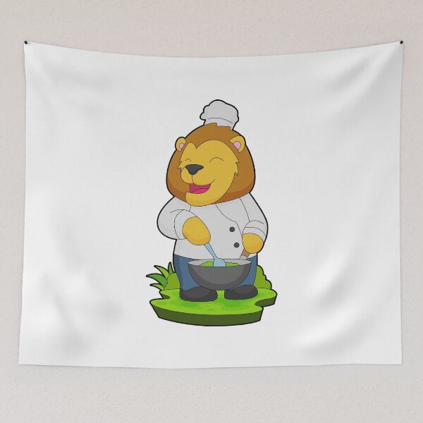 Item preview, Lion Chef Chef hat designed and sold by Snabdesign84.