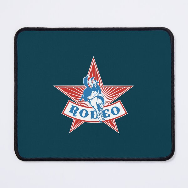 Item preview, American Rodeo Bronco Rider Cowboy Patriotic Red White Blue designed and sold by milalaneiym3.