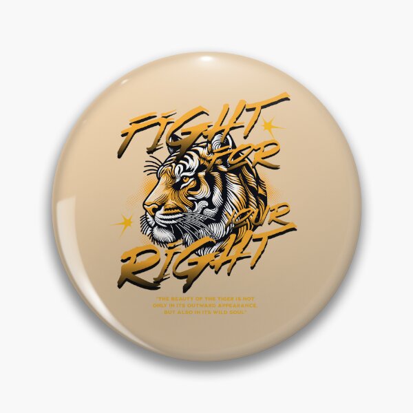Item preview, Fight for your Right tiger designed and sold by INKNIK.