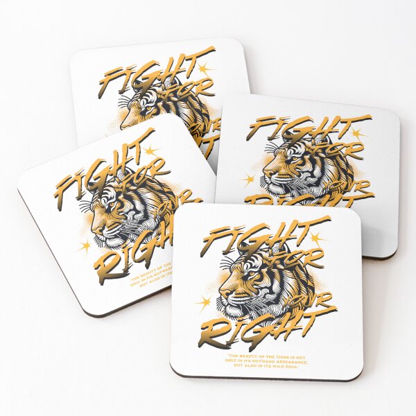 Item preview, Fight for your Right tiger designed and sold by INKNIK.