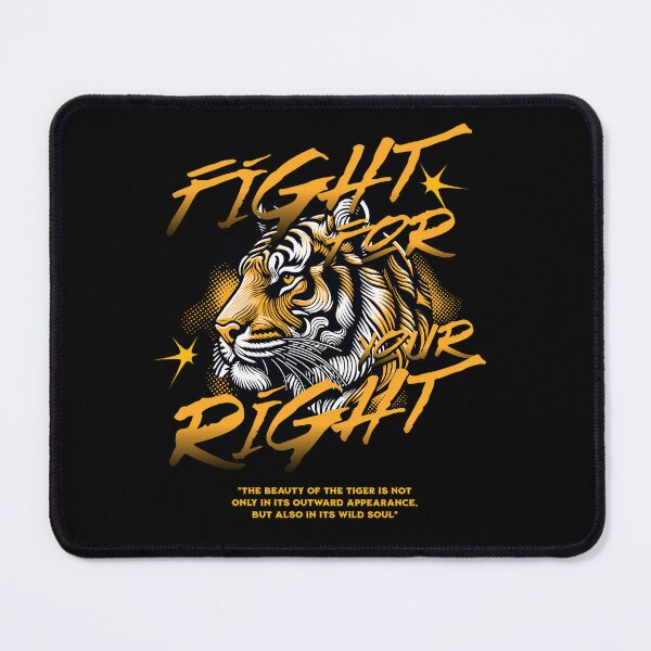 Item preview, Fight for your Right tiger designed and sold by INKNIK.