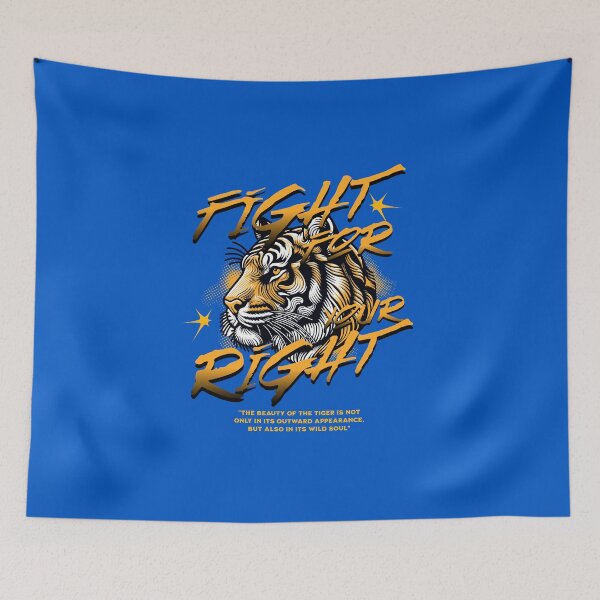 Item preview, Fight for your Right tiger designed and sold by INKNIK.