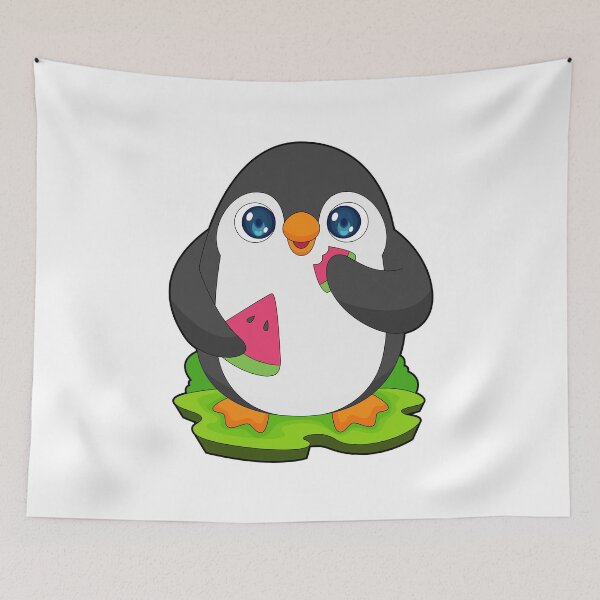 Item preview, Penguin Watermelon  designed and sold by Snabdesign84.