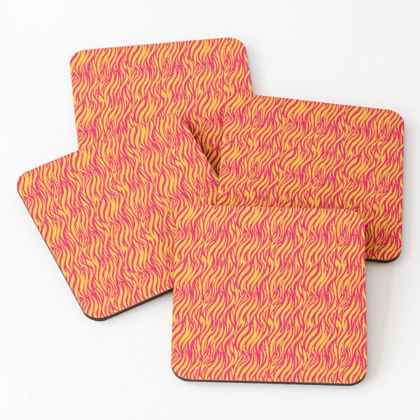 Item preview, Vibrant Stripes: Pink and Yellow Zebra Pattern Collection designed and sold by Wonder Pixel Studio.