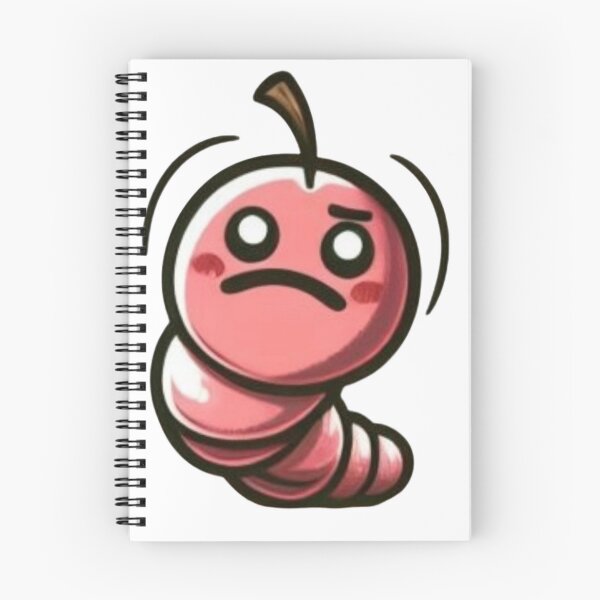 Item preview, Sad apple worm designed and sold by Yourdreamworld.