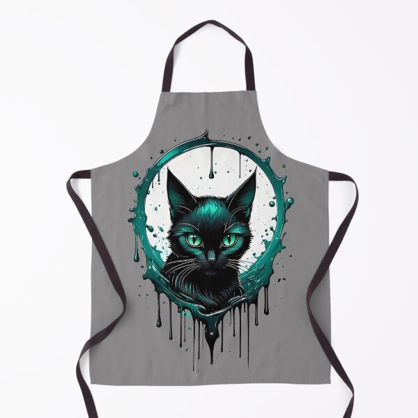 Item preview, Black Kitten splash art retro vintage pets design designed and sold by BorgSpareParts.