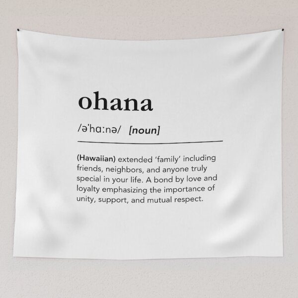 Item preview, Ohana definition word art. Ohana meaning. Ohana pronunciation. Ohana Dictionary art. Ohana means family designed and sold by lagunaklein.