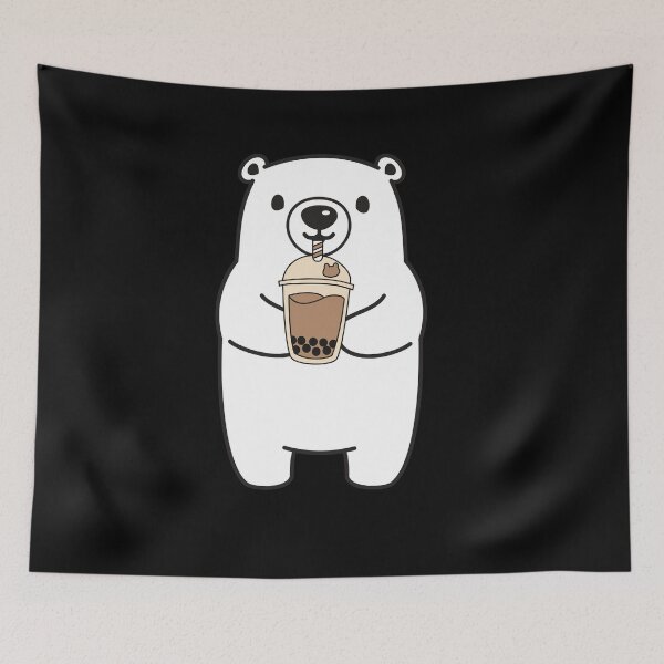 Item preview, Cute bear loves boba  designed and sold by Artistusha.
