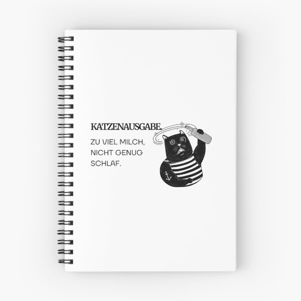 Artikelvorschau, Katzenausgabe. Zu viel Milch, nicht genug Schlaf | Milchliebhaber-Katzen-Nickerchen-Design entworfen und verkauft von RM-Journey.