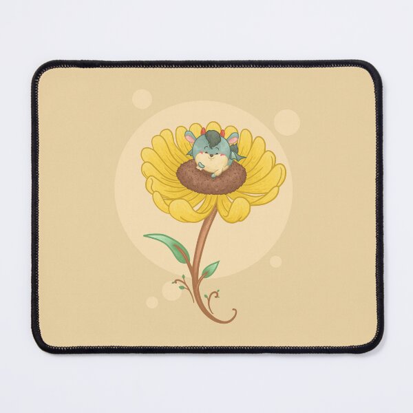 Item preview, Dragon Laying Down on a Yellow Flower designed and sold by Khotekmei.