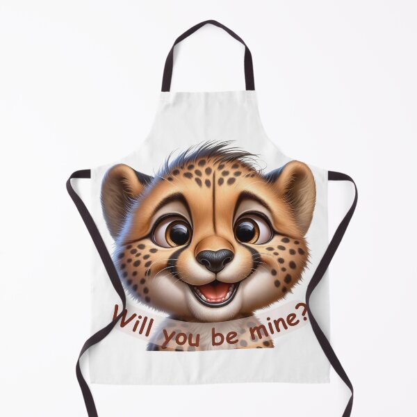 Item preview, Will you be mine? - cheetah, love, positive designed and sold by lukaszk01.