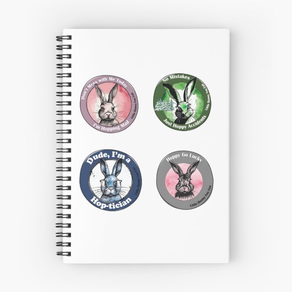 Item preview, Fourth Set of Cute and Funny Bunny Stickers for Easter designed and sold by Kobachan.