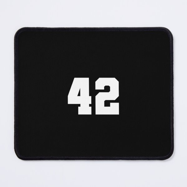 Item preview, 42, forty-two, white, soccer league designed and sold by Numbers-Art.